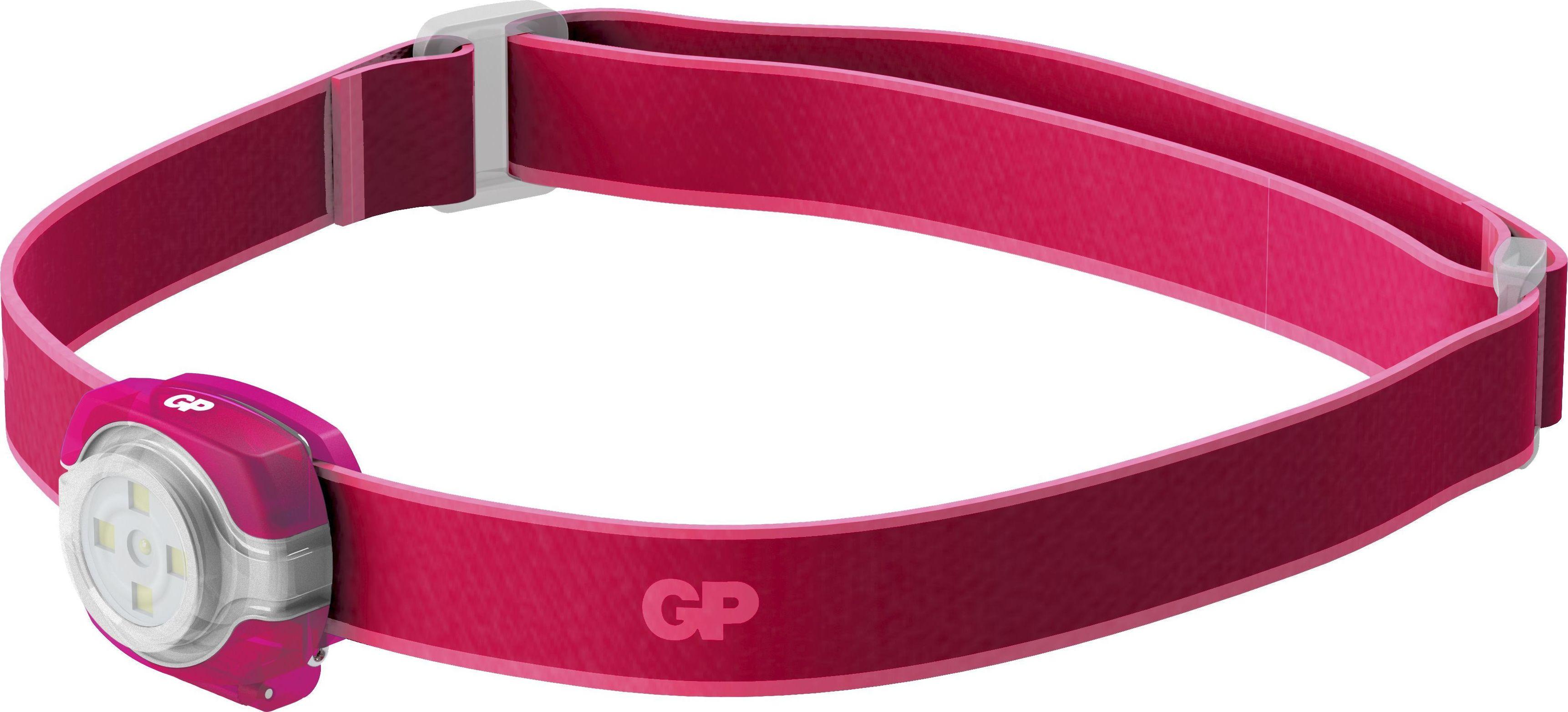 GP Discovery hodelykt for barn i rosa, 40 lumen