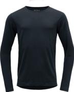 Devold Breeze Merino 150 langermet skjorte i svart, herre