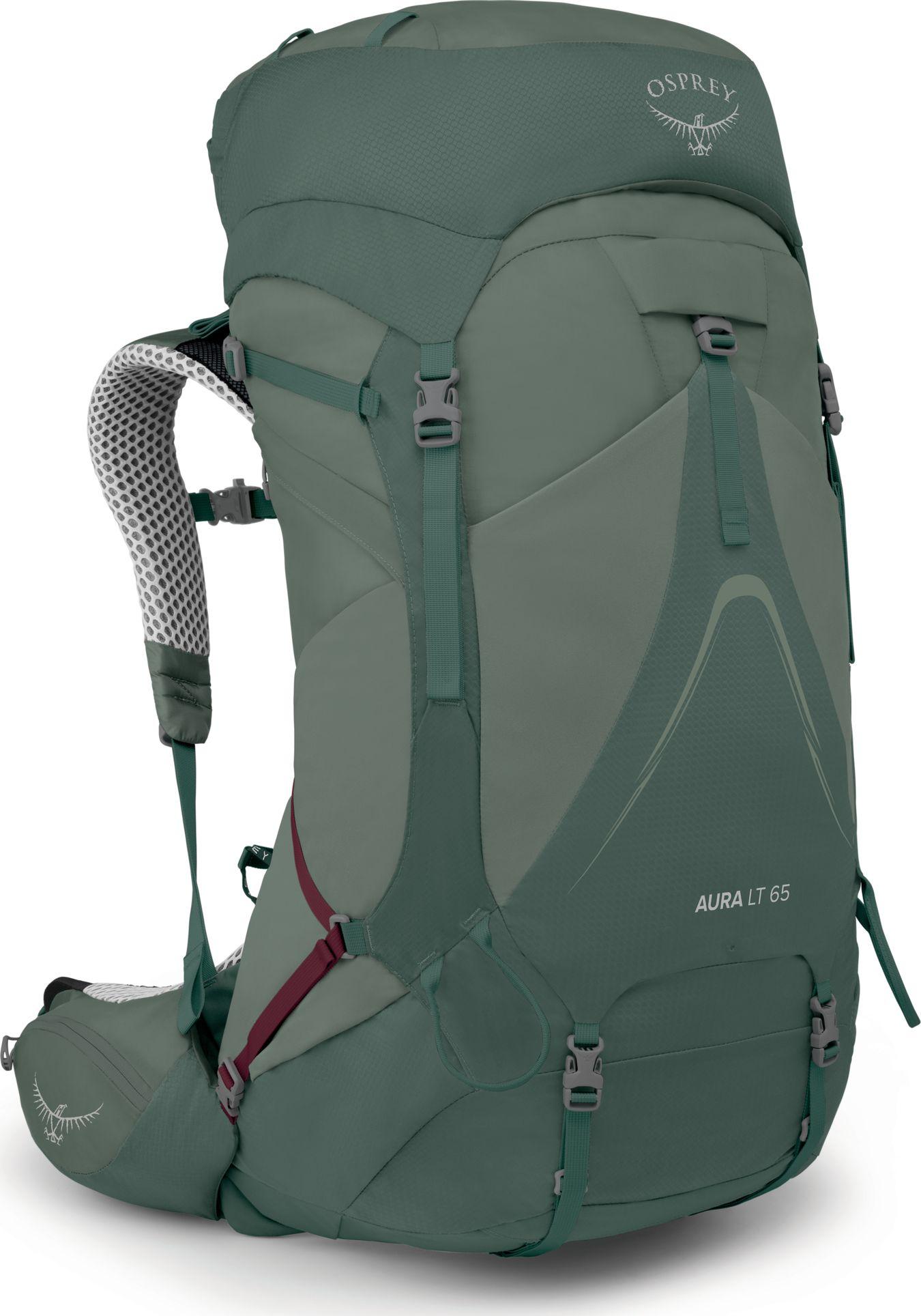 Osprey Aura AG LT 65 dame trekkingsekk i fjellgrønn farge