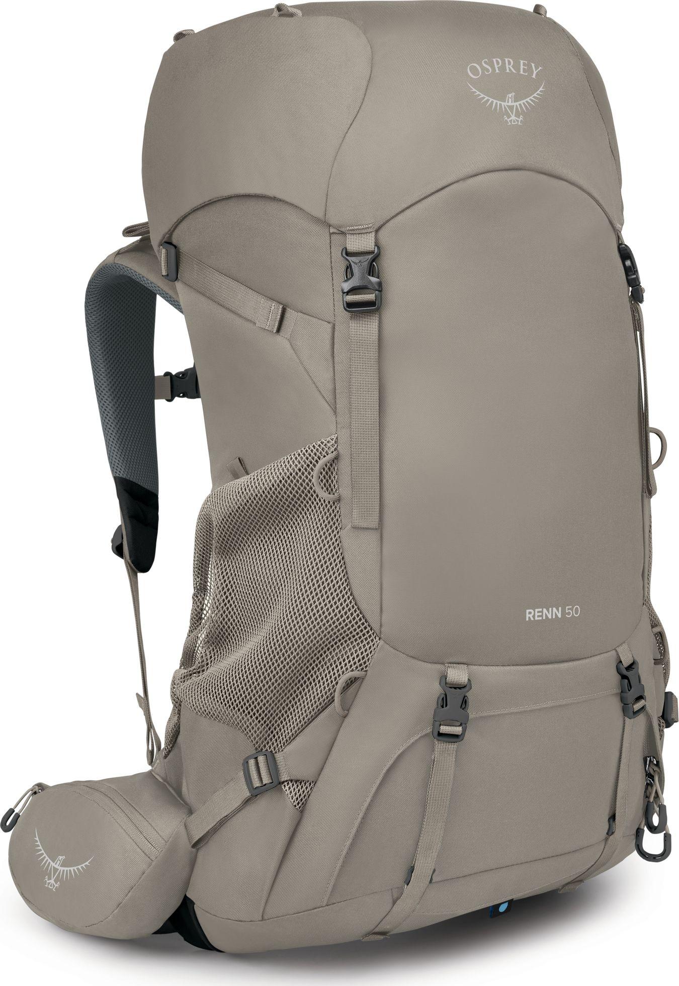 Osprey Renn 50 dame tursekk i grått og lin-beige