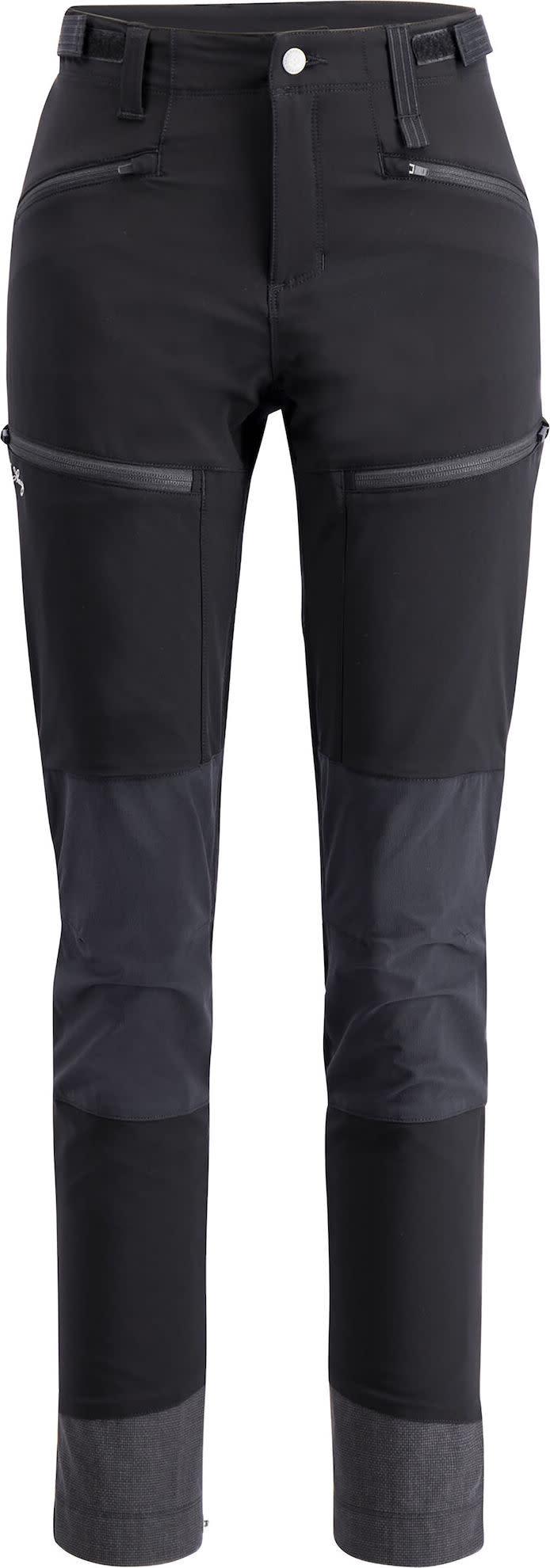 Lundhags Padje Stretch Pant i svart, premium trekkingbukse for dame