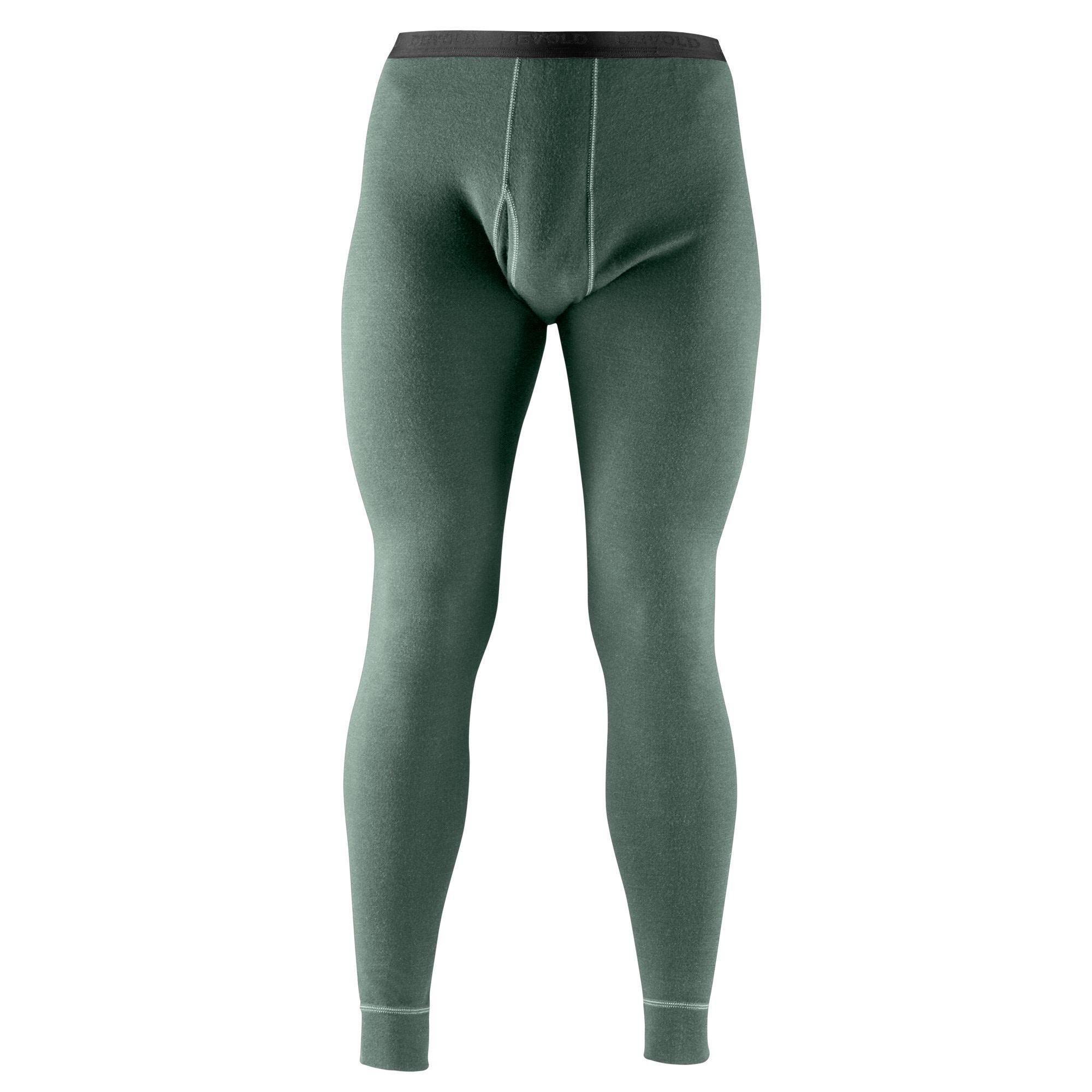 Devold Expedition Long Johns i forest, ullongs for herre med to-lags konstruksjon