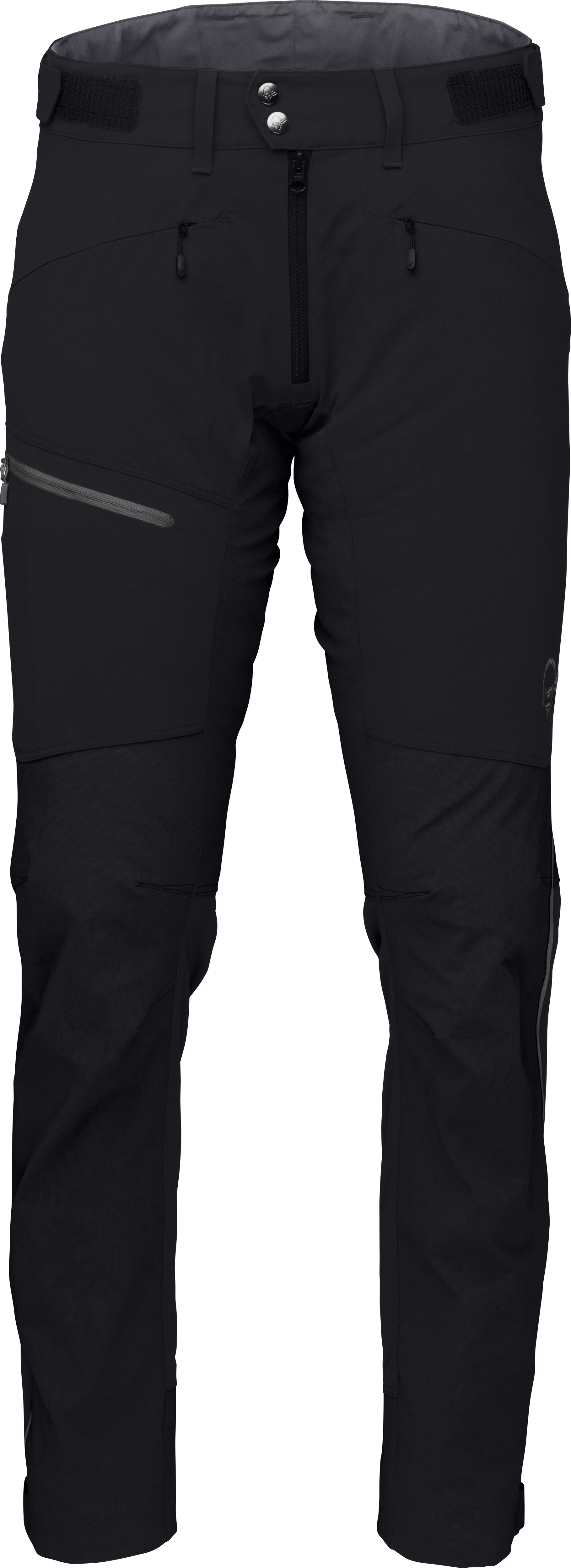 Norrøna Falketind Flex1 Heavy Duty Pants i caviar/grå, softshell for herre
