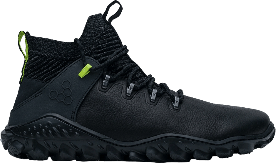 Vivobarefoot Magna Forest ESC herre barfotsko i mørk farge med limegrønt