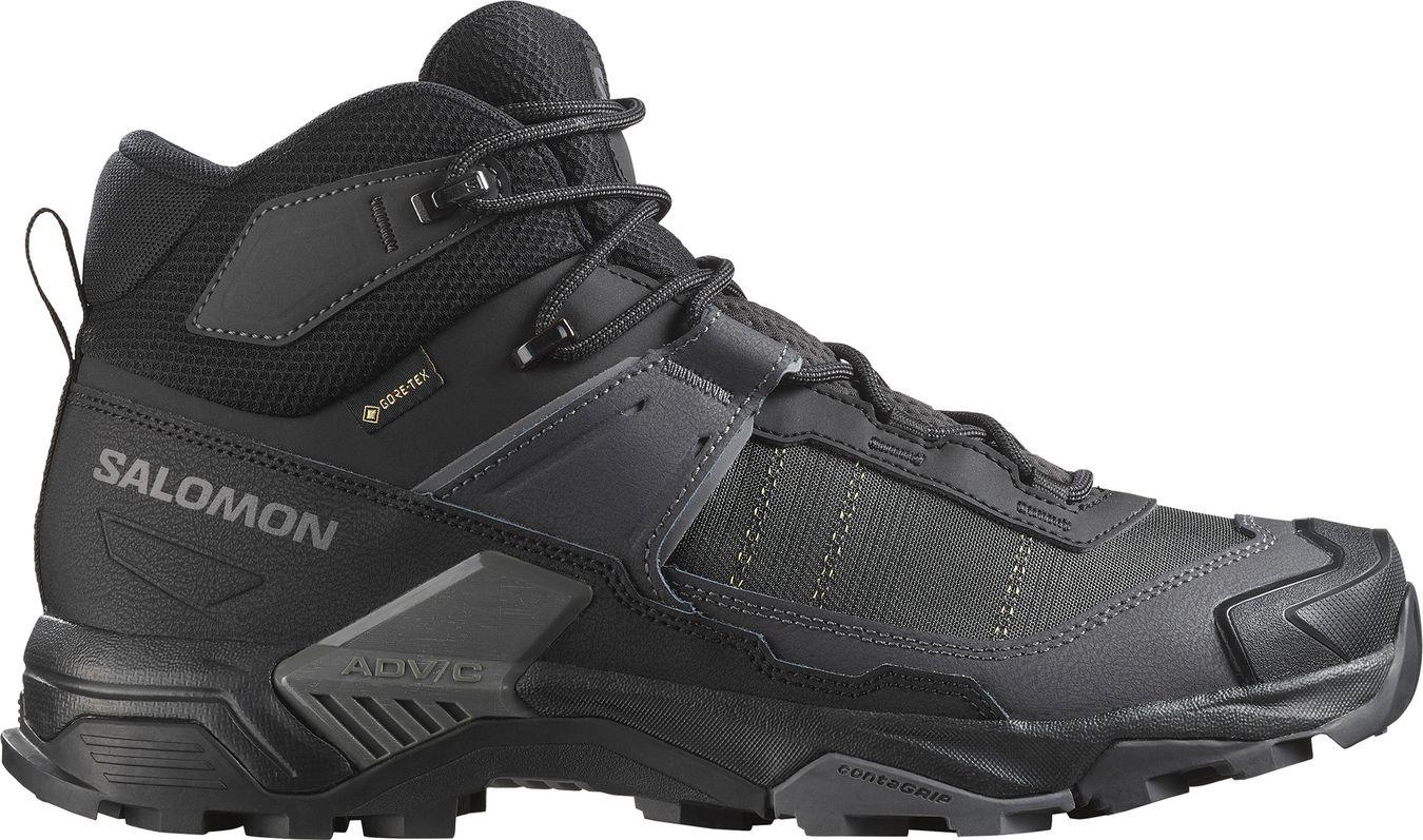 Salomon X Ultra 5 Mid GTX herre tursko i svart og grått